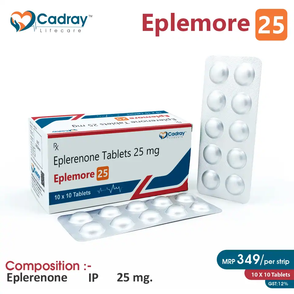 Eplerenone 25mg at Best Price in PCD Medical Pharma for Hypertension & Heart Failure